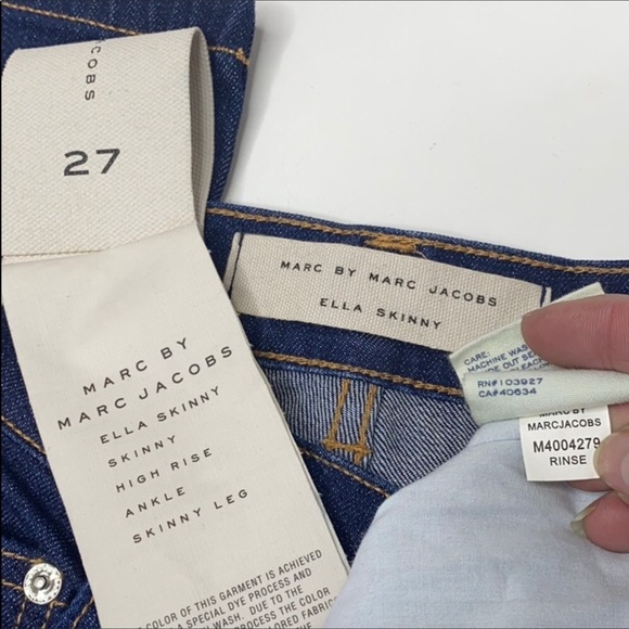 Mark Jacobs High-Rise Ella Skinny Jeans 27 - Picture 5 of 7